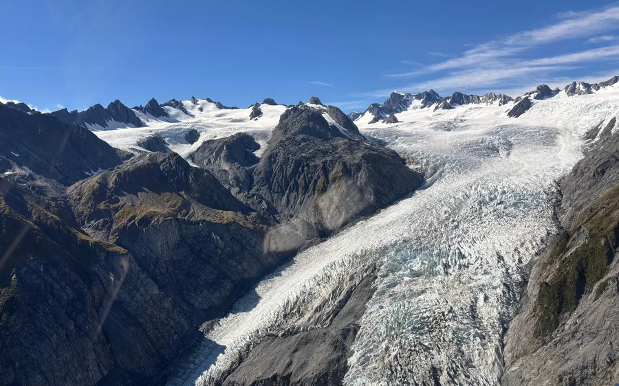 The lookout track below Franz Josef Glacier